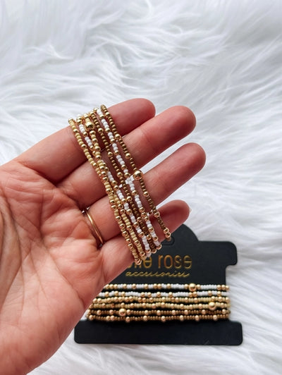 Elle Rose Beaded Bracelet Set