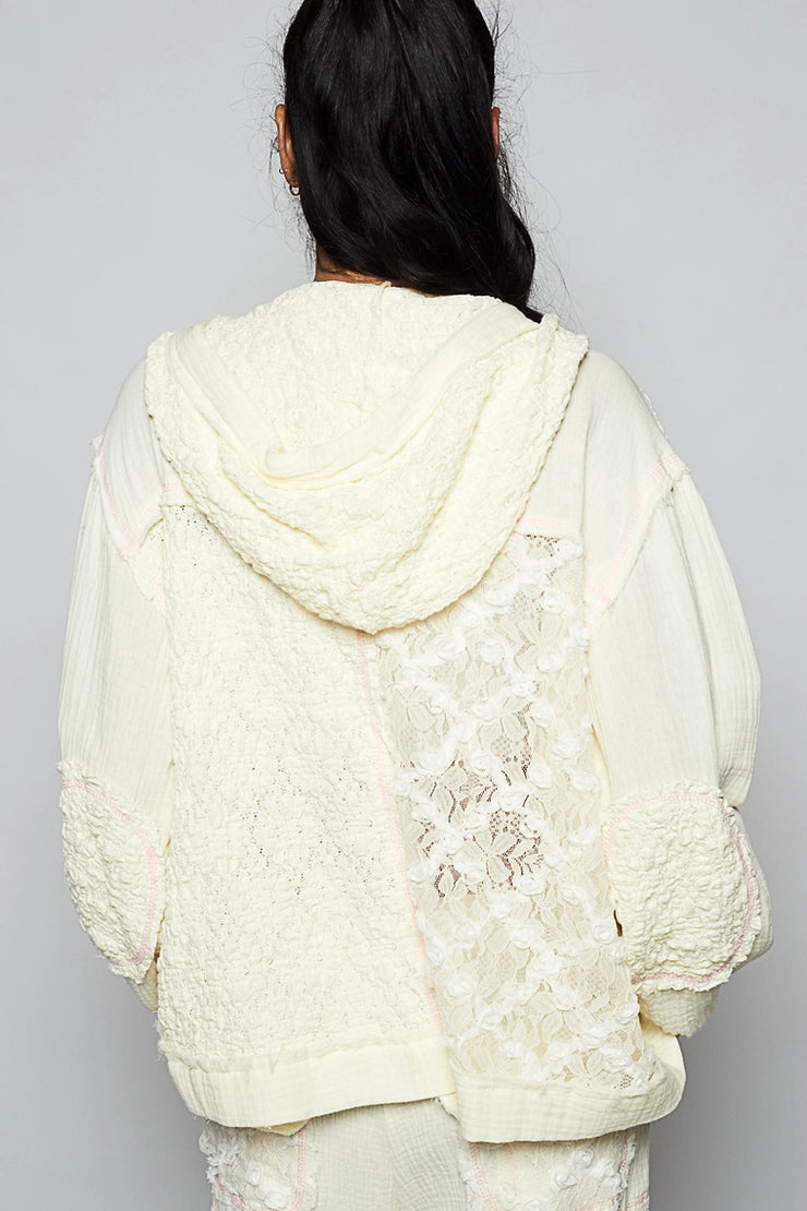 Steady & Sleek Lace Hoodie