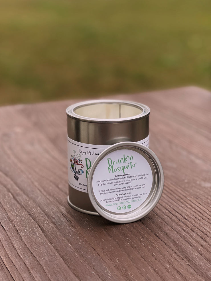 8oz Aluminum Soy Citronella Candle