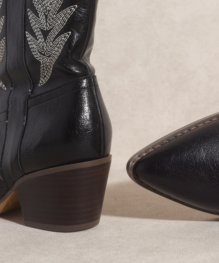 Sephira Embroidered Short Boots
