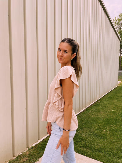 Cute & Confident Ruffle Top