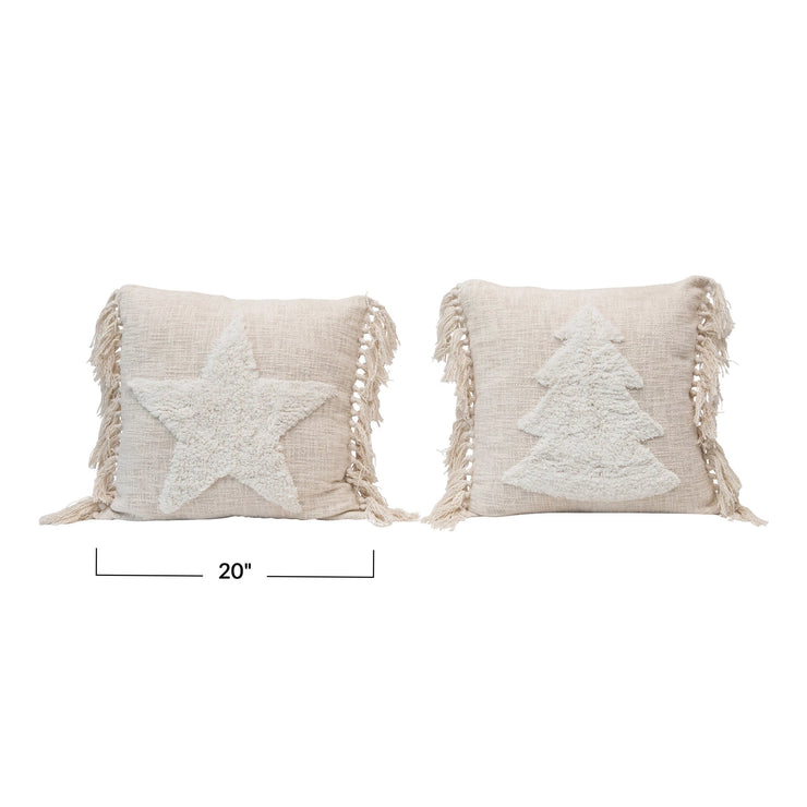 Holiday Punch Hook Pillow