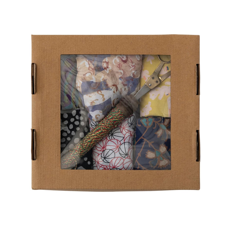 Vintage Silk Gift Wrap Set