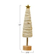 Wool Christmas Tree W/ LED Lights