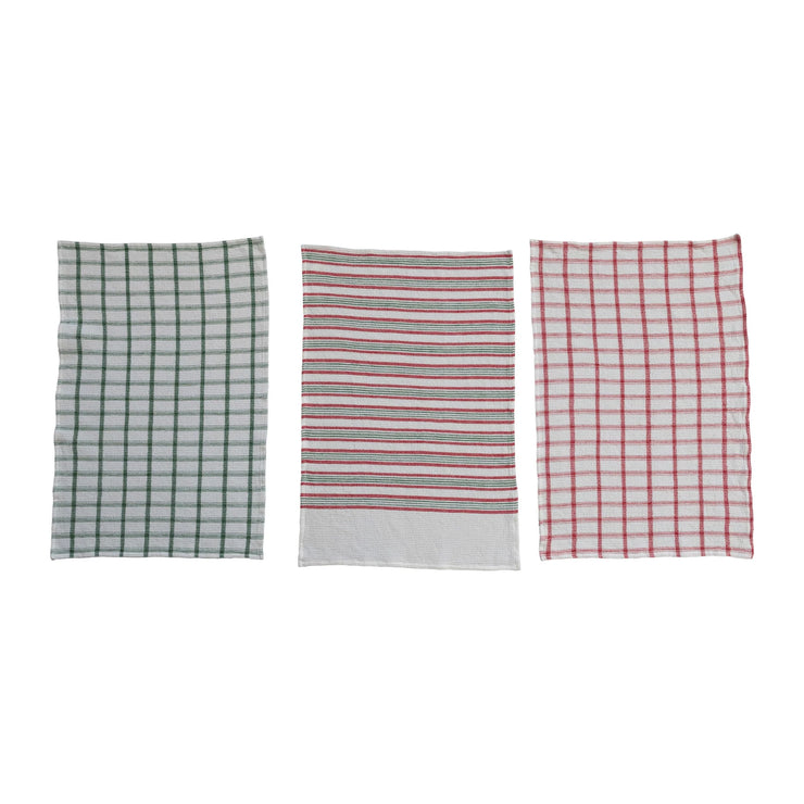 Cotton Waffle Weave Tea Towel, single