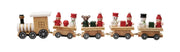 Wood Train Set w/Holiday Passengers