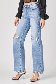 What a Rush Wide Leg Jeans