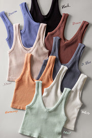 Celebrate Good Times Crop Tank Top
