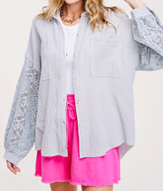Choose Happy Button Down Top