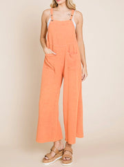Looking For A Chance Gauze Overalls