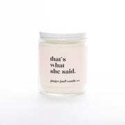 Quote Soy Candle
