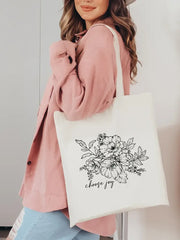Choose Joy Flower Tote Bag