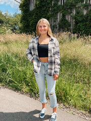 Sweet Retreat Plaid Button Down
