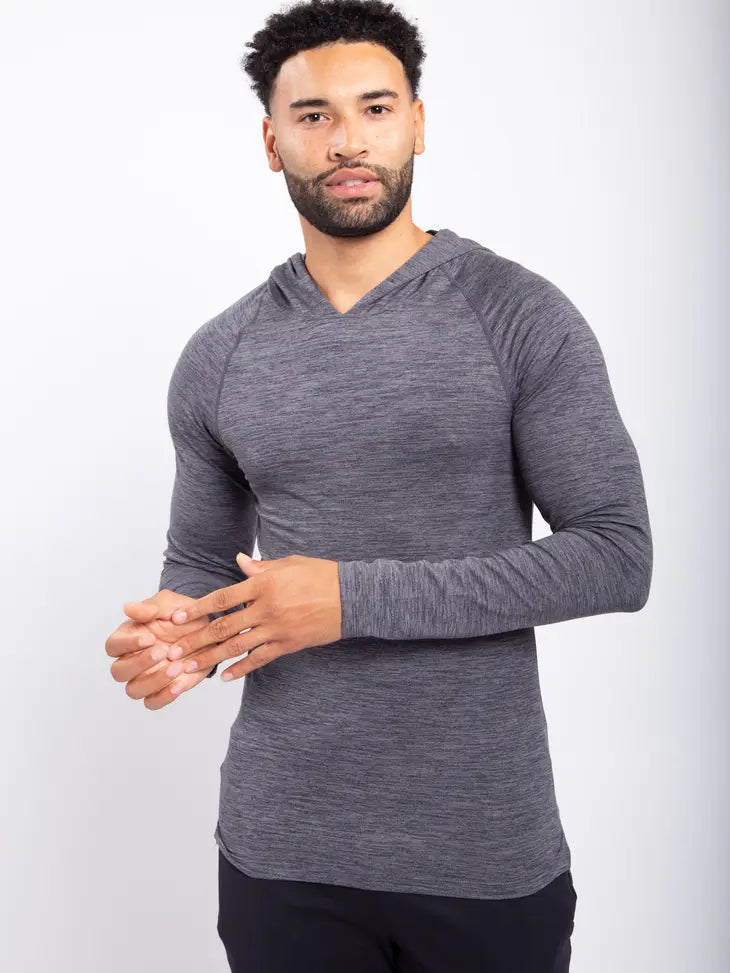 Men - Lightweight Active Raglan Hoodie Top