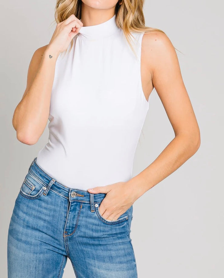 Call You Mine Mock Neck Bodysuit