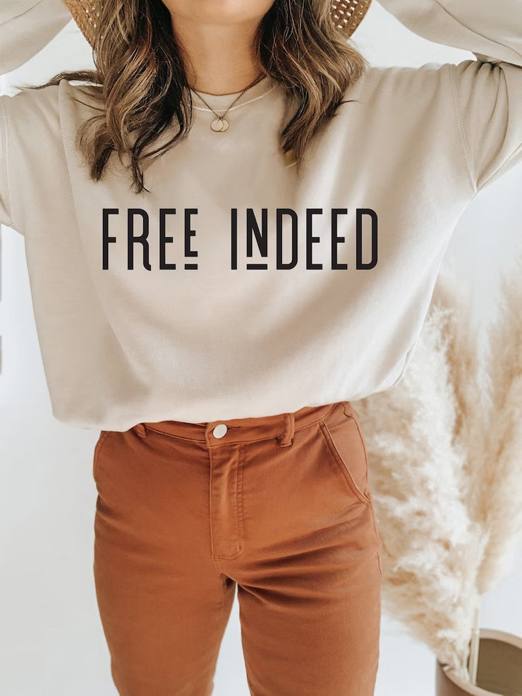 Free Indeed Bella Canvas Sweatshirt