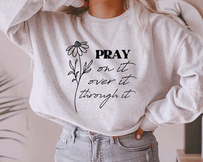 Pray Bella Canvas Fleece Sweatshirt