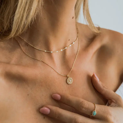 Sun Opal Necklace