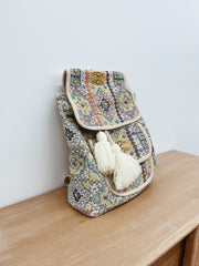 Beaded Colorful Backpack