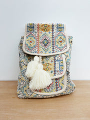 Beaded Colorful Backpack